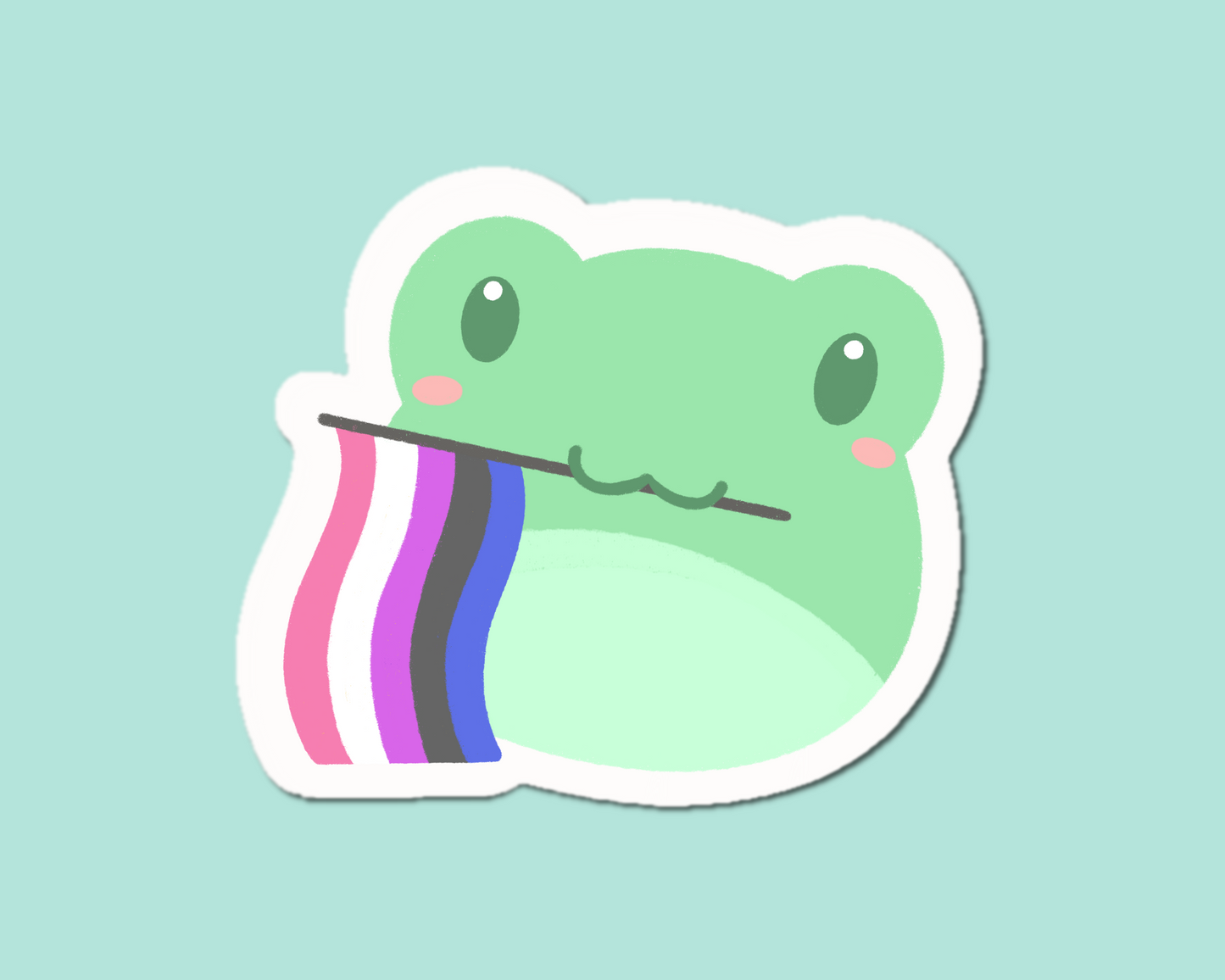 Genderfluid Pride Sticker