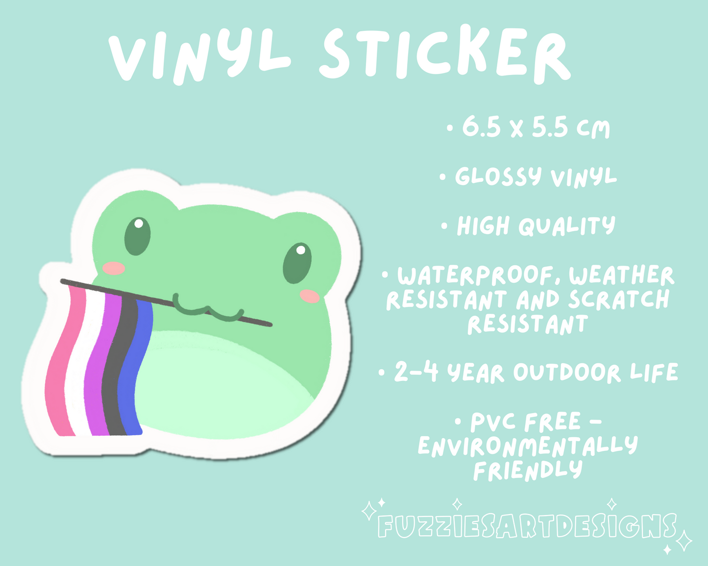 Genderfluid Pride Sticker