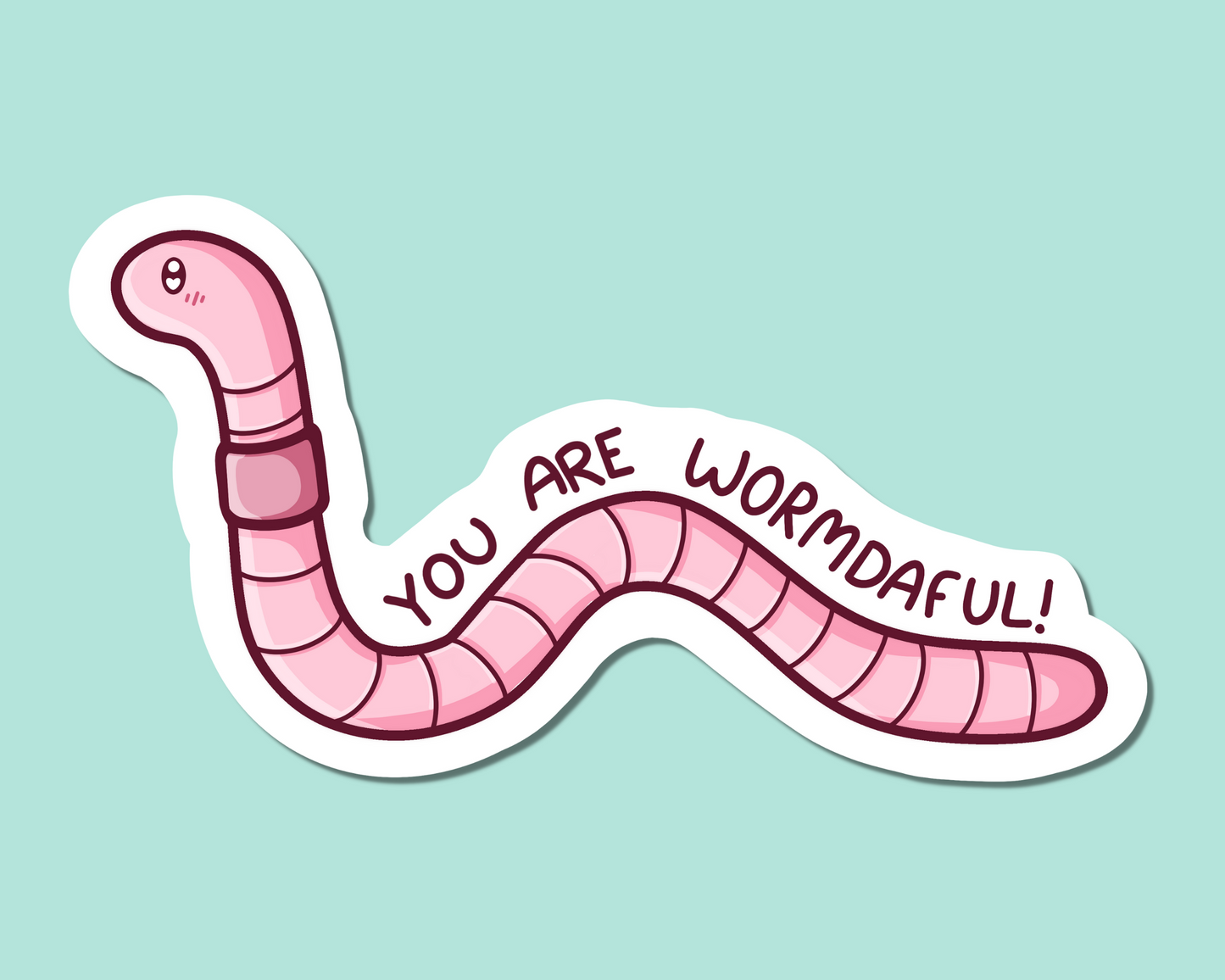 Worm Sticker