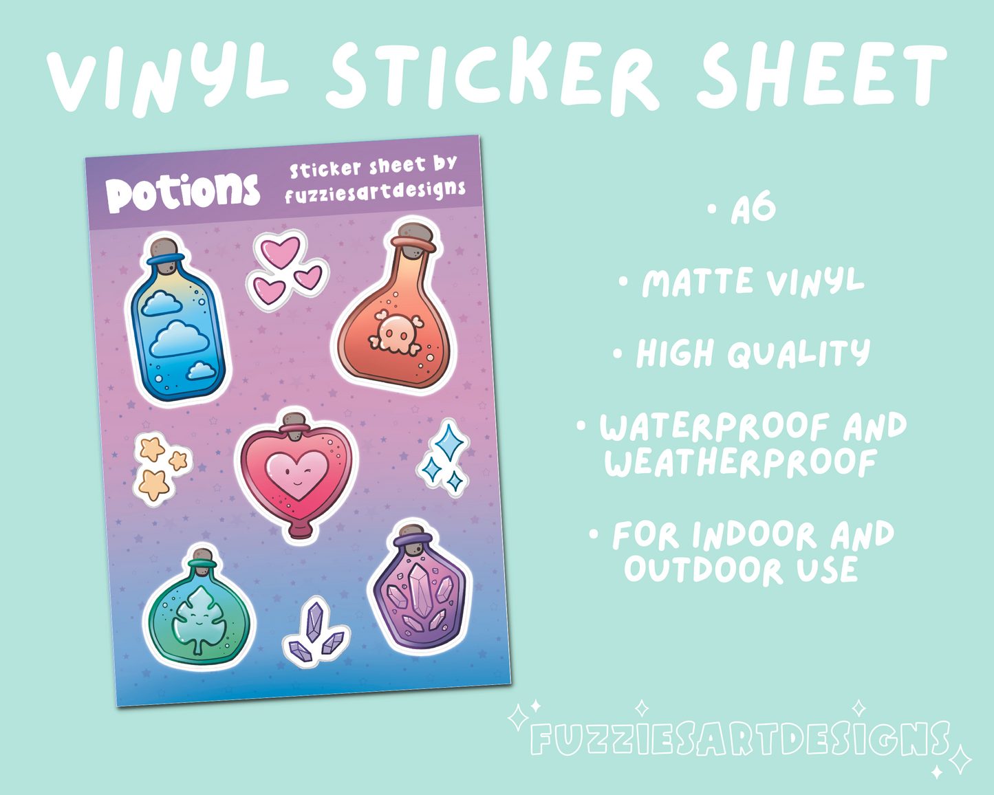 Potions Sticker Sheet