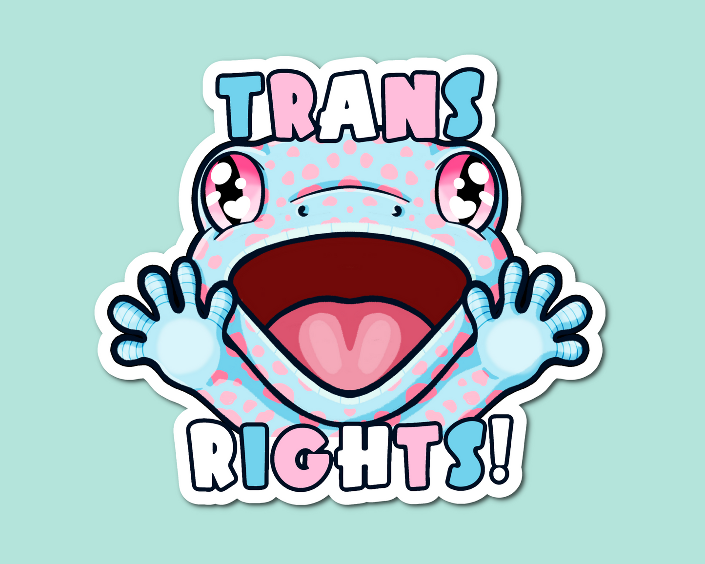 Trans Rights Gecko