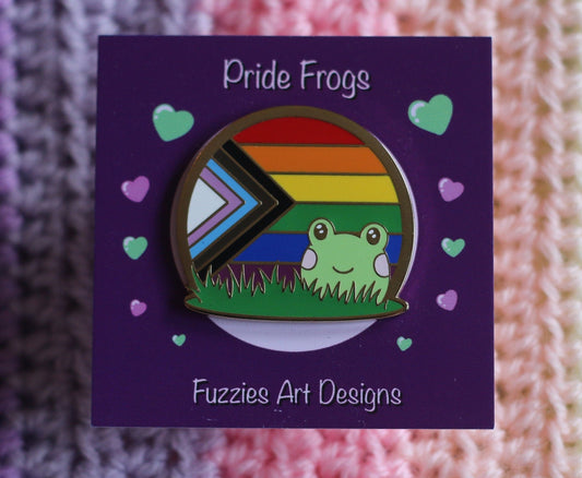 Inclusive Pride Frog Hard Enamel Pin