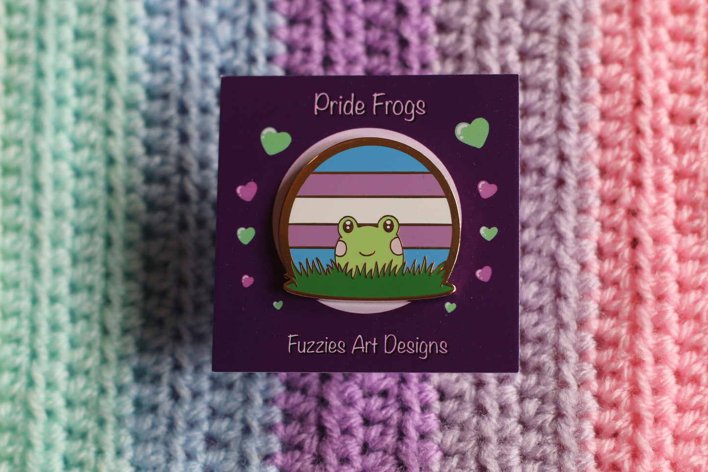 Trans | Pride frog hard enamel gold plated pins | LGBTQIA | Badges | Queer | Gift