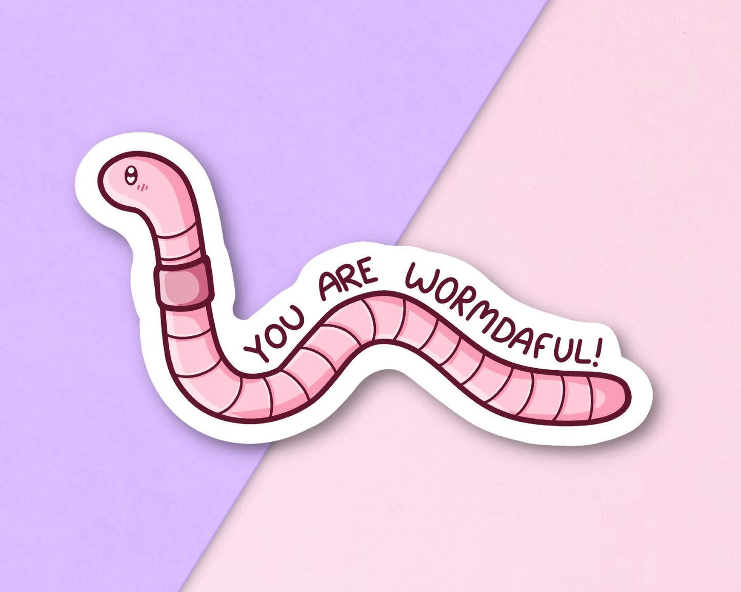 Worm Sticker