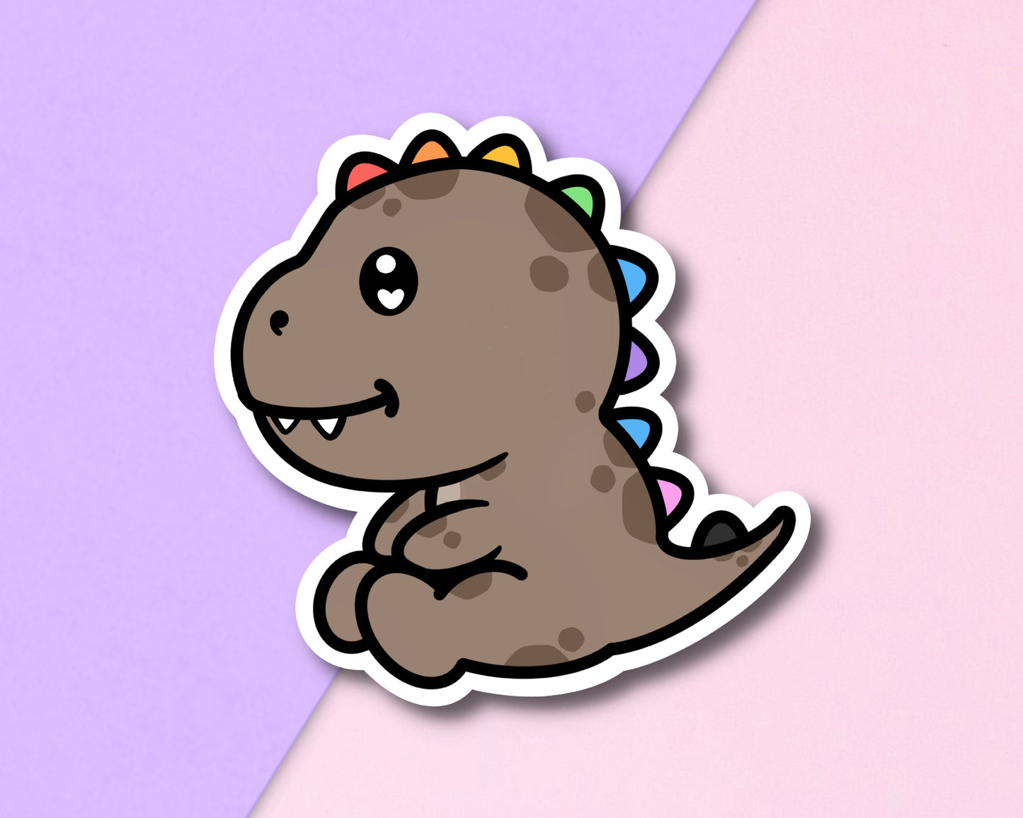 Subtle Pride dinosaur Sticker