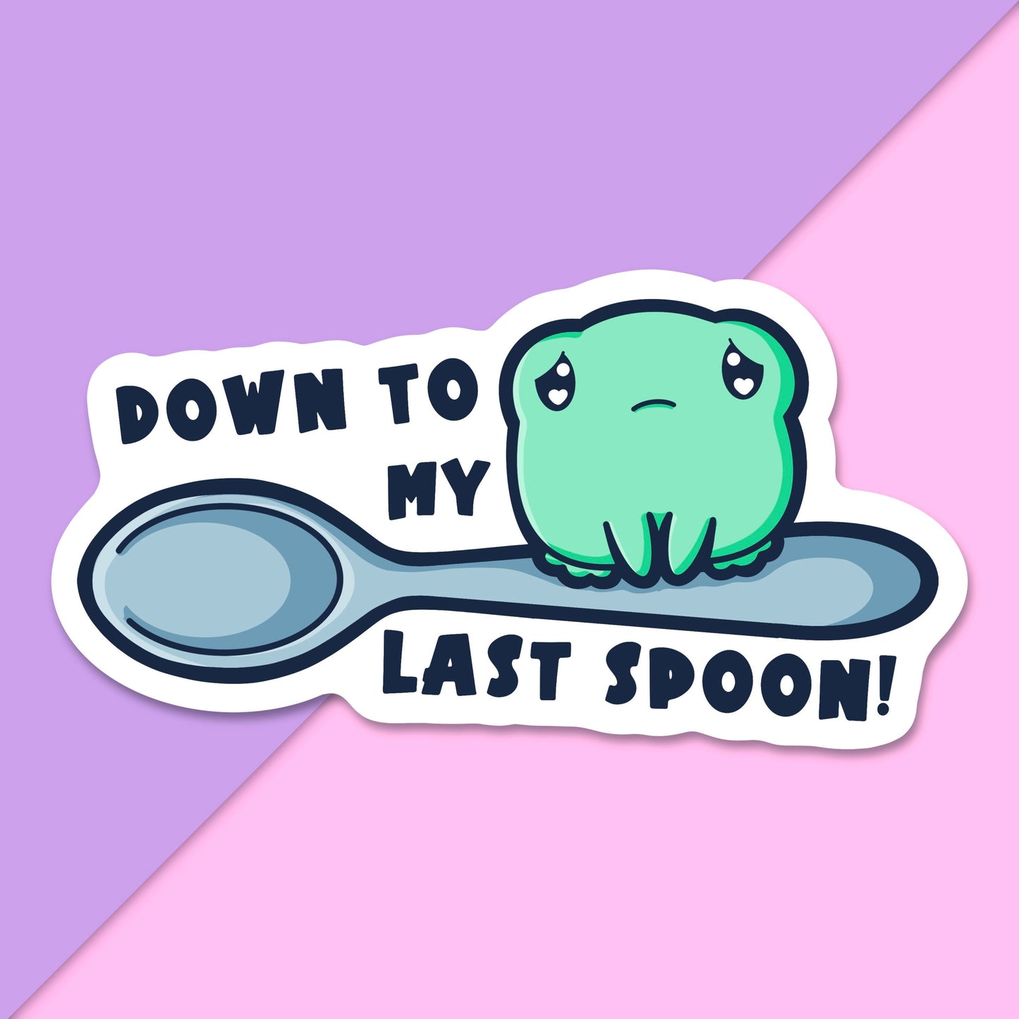 Last Spoon Frog Sticker