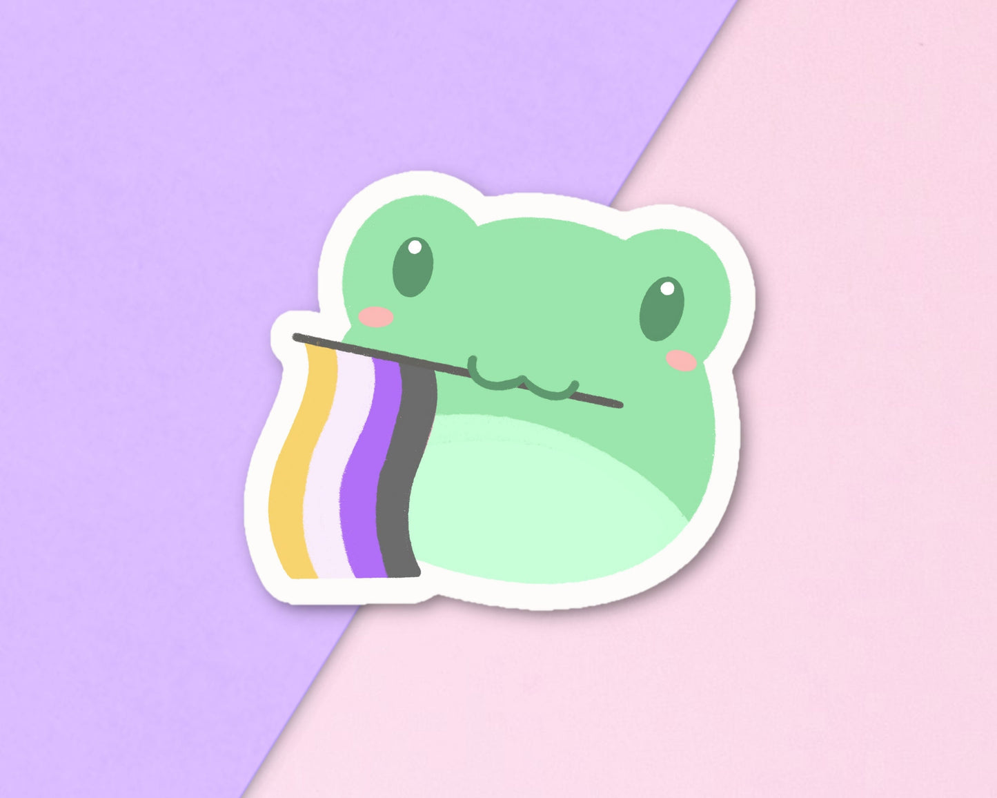 Nonbinary Pride Stickers