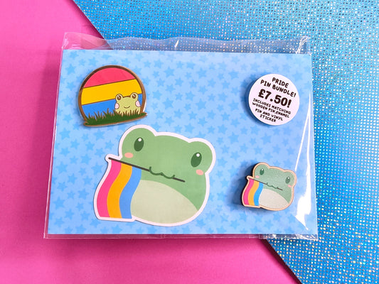 Pansexual Pride Frog Clearance Bundle