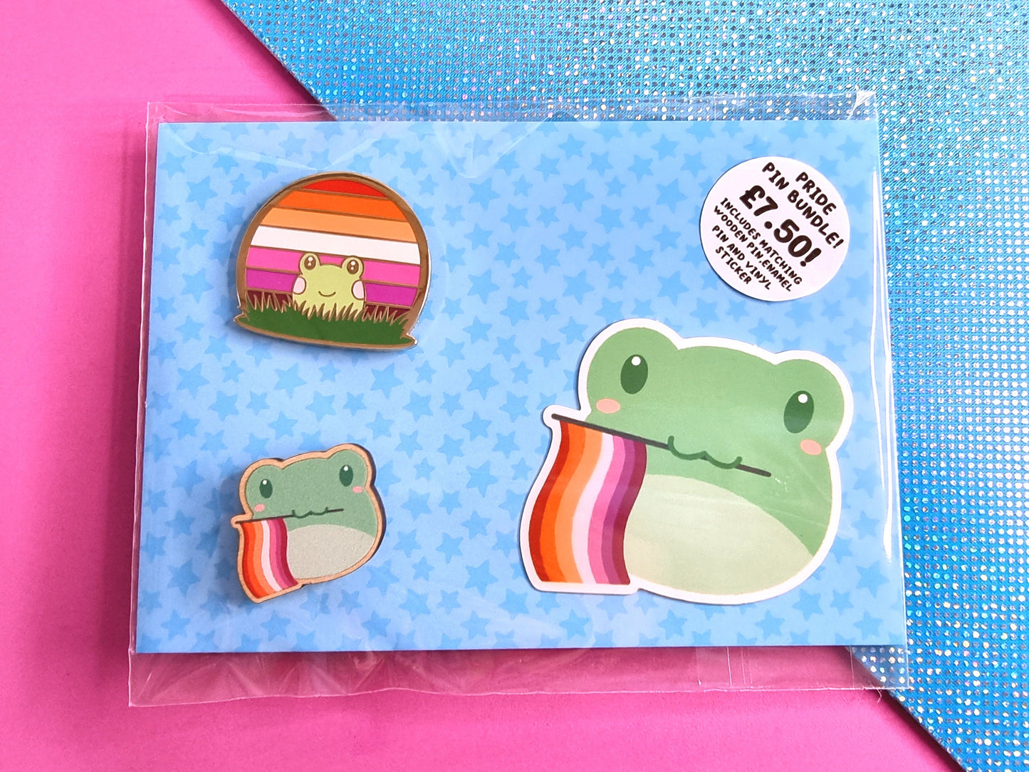 Lesbian Pride Frog Clearance Bundle