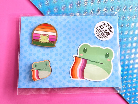 Lesbian Pride Frog Clearance Bundle