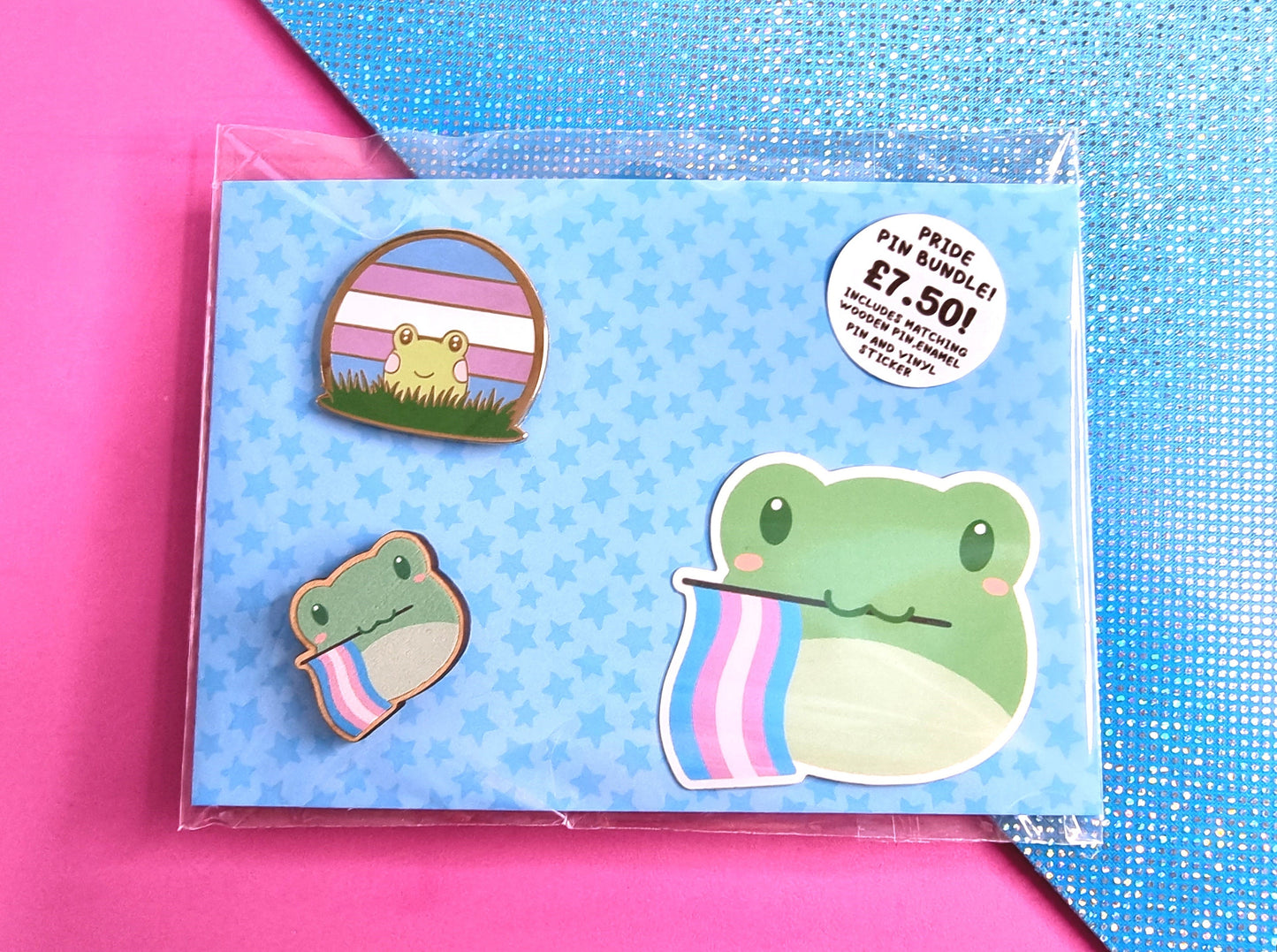 Transgender Pride Frog Clearance Bundle