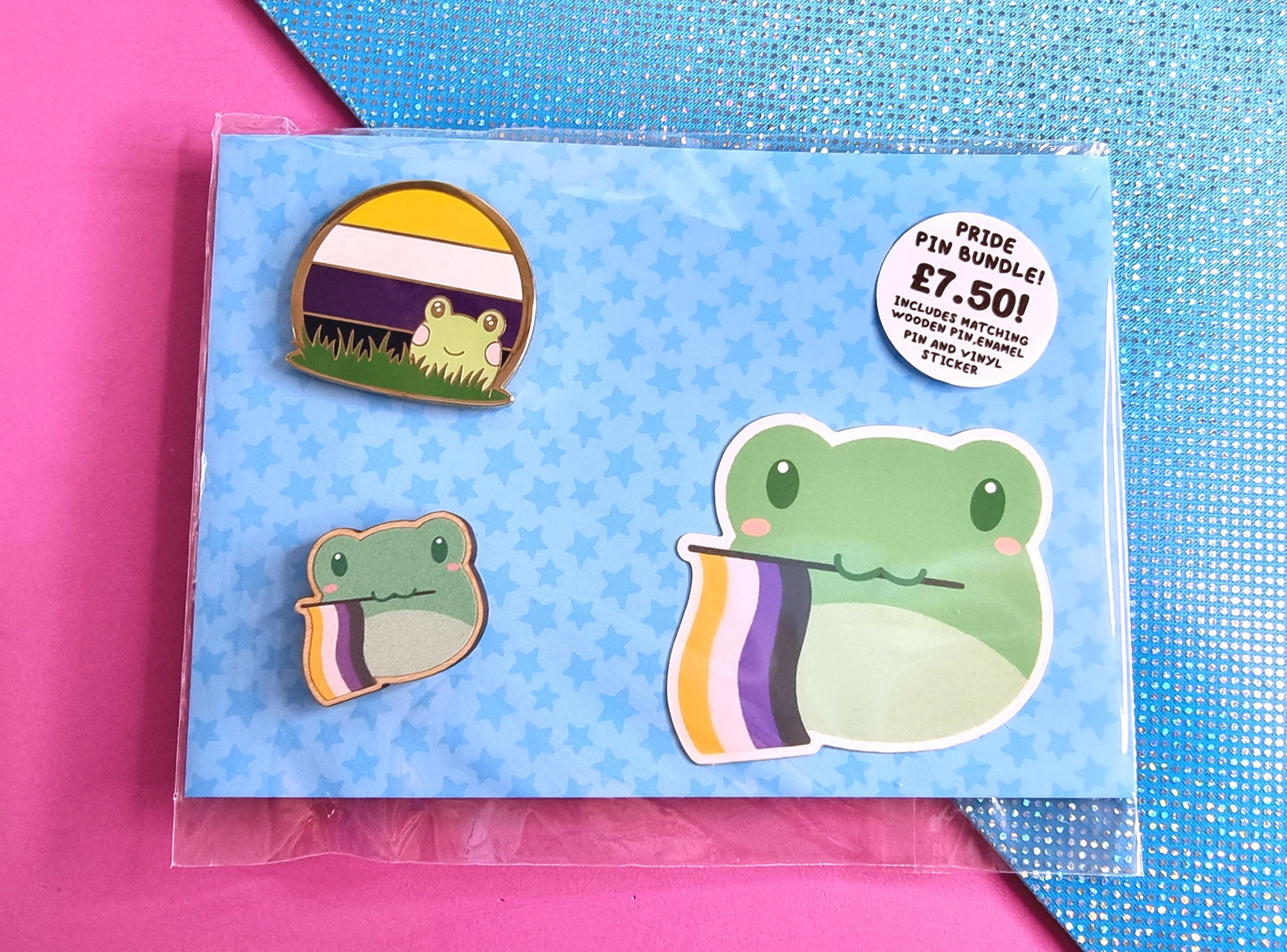 Nonbinary Pride Frog Clearance Bundle